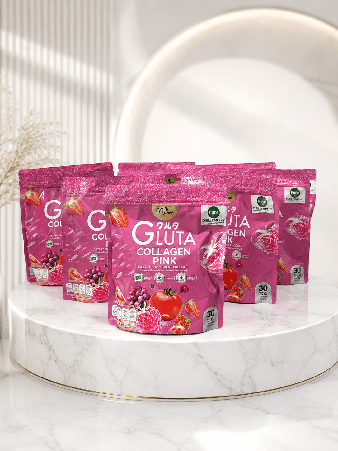 Gluta collagen pink